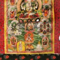 Thanka buddyjska z Nepalu / 119 x 66 cm