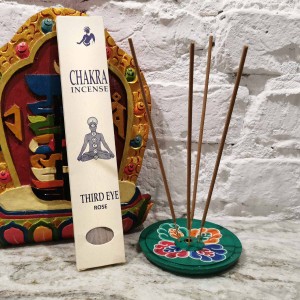 Kadzidła do praktykowania czakry Trzeciego Oka / THIRD EYE /  róża