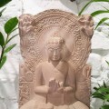 Figurka z kamienia- BUDDA- BODH GAJA - Buddyzm