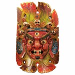 Ogromna maska Mahakali 85cm wys Strażnik Dharmy Buddyzm
