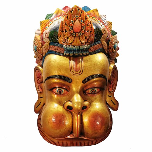 Hanuman - król małp - maska 83cm wys Hinduizm