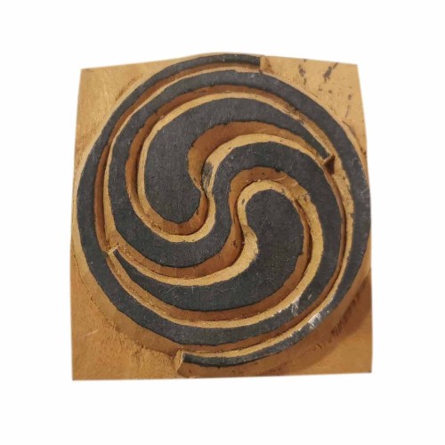 Drewniany stempel z Nepalu
