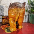 Duży Ganesha / słoń / rzeźbiony ręcznie / wysokość 34 cm / Sri Lanka