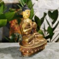 Posążek Vairocana Buddha / mosiądz / wysokość 10 cm / Nepal