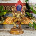 Posążek GANESHA / mosiądz / wysokość 25 cm / Nepal
