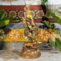 Posążek GANESHA / mosiądz / wysokość 25 cm / Nepal