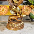 Posążek GANESHA / mosiądz / wysokość 25 cm / Nepal