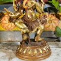 Posążek GANESHA / mosiądz / wysokość 25 cm / Nepal