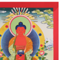 Thanka Buddha Amitabha / 59 x 46 cm / Nepal / ręcznie malowana
