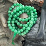 duża mala modlitewna 108 awenturyn / 10 mm / japamala z Nepalu