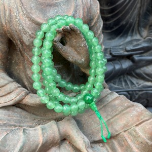 mala modlitewna 108 awenturyn / 8 mm / japamala z Nepalu