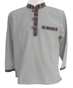 Nepal Style @ koszula szara roz. S 100% bawełny 