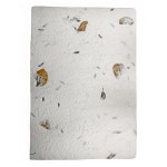 Notes 32x22cm około A4 Papier hand made ZATOPIONE LIŚCIE