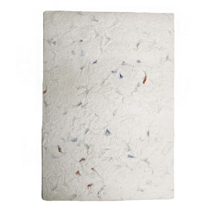 Notes 32x22cm około A4 papier czerpany lokta ZATOPIONE KWIATY