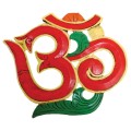Symbol Om czerwony 19x 22,5cm Mantra Buddyzm