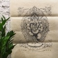Plakat Obraz papier czerpany Ganesza Buddyzm 2.jpg