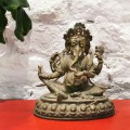 Posążek z mosiądzu 16cm Ganesza Buddyzm Hinduizm.jpg