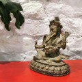 Posążek z mosiądzu 16cm Ganesza Buddyzm Hinduizm 3.jpg