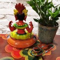 Posążek Ganeszy Buddyzm Hinduizm wysokość 31cm ceramiczny